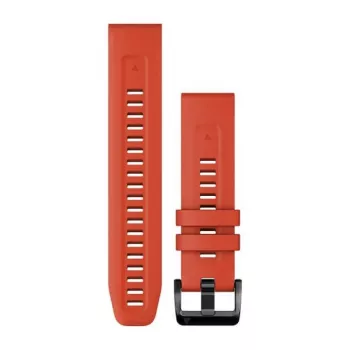 Pulseira de silicone Garmin 22 mm Flame Red 010-13111-04