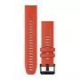Pulseira de silicone Garmin 22 mm Flame Red 010-13111-04
