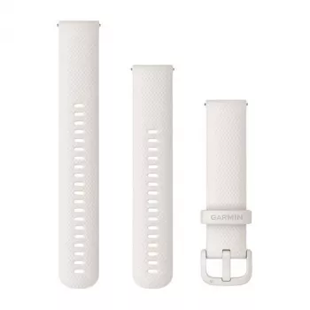 Pulseira de silicone Garmin 20 mm Ivory (010-12924-80)