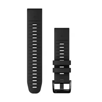 Pulseira de silicone Garmin QuickFit 22 mm para relógios, preto (010-13280-00)