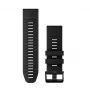 Bracelete de silicone para relógio Garmin QuickFit 26 mm, Preto (010-13281-00)