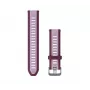 Bracelete de silicone para relógio Garmin Quick Release 20 mm, Berry/Lilac (010-11251-AK)