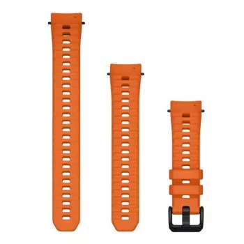 Garmin pulseira de silicone QuickFit 20 20mm Ember Orange para Instinct E 40mm 010-13397-03