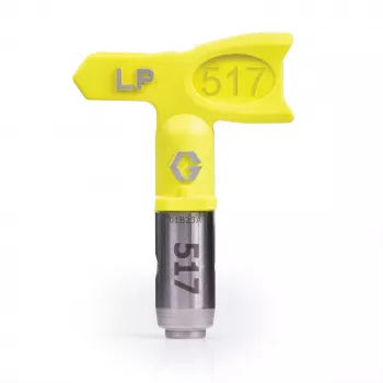 Graco LP517 RAC X Bico de acabamento reversível, Amarelo, orifício de 0,017 polegadas, largura do leque de 10 polegadas