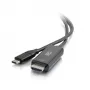 C2G cabo adaptador USB-C para HDMI - 1,83 m - preto - 4K@60Hz - ficha USB-C reversível