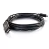 C2G cabo adaptador USB-C para HDMI - 1,83 m - preto - 4K@60Hz - ficha USB-C reversível