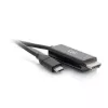 C2G cabo adaptador USB-C para HDMI - 1,83 m - preto - 4K@60Hz - ficha USB-C reversível
