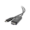 C2G cabo adaptador USB-C para HDMI - 1,83 m - preto - 4K@60Hz - ficha USB-C reversível
