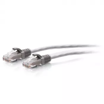 CABLES2GO C2G Cabo de rede Ethernet patch Slim Cat6a UTP sem engate 1ft (0,3m) - Cinzento
