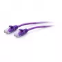 CABLES2GO C2G Cabo de rede Ethernet patch Slim Cat6a UTP sem engate 3ft (0,9m) - Roxo