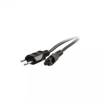 CABLES2GO C2G Cabo de alimentação para portátil Swiss - IEC 60320 C5 para SEV 1011 (M) - 2 m - Preto - Suíça