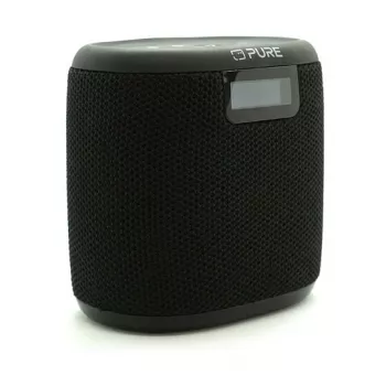 Pure Acoustics Pure Woodland Mini altifalante exterior à prova de água com rádio FM/DAB+, preto