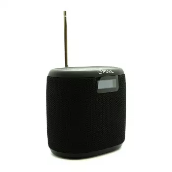 Pure Acoustics Pure Woodland Mini altifalante exterior à prova de água com rádio FM/DAB+, preto