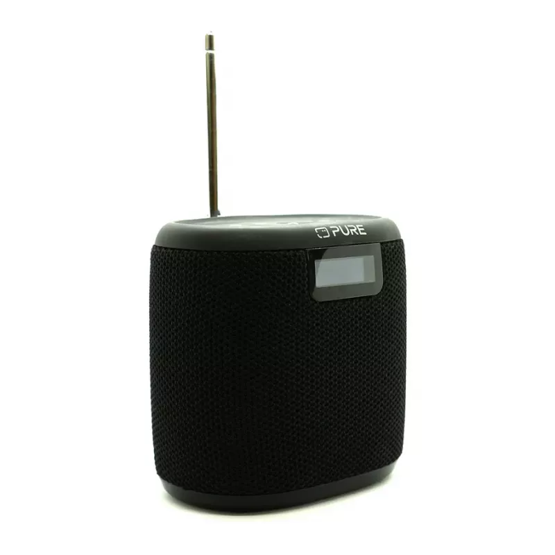 Pure Acoustics Pure Woodland Mini altifalante exterior à prova de água com rádio FM/DAB+, preto