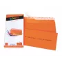 Envelope ELCO Color C5/6 (114 x 229 mm), sem janela, autoadesivo, 100 g/m², Laranja, 25 unid. (74617.82)