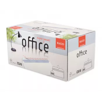 ELCO Office envelope C5/6 (114 x 229 mm), sem janela, autocolante, 80 g/m², branco, 200 unid. (74532.12)