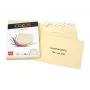 Envelope ELCO Color C6 (114 x 162 mm), sem janela, autoadesivo, 100 g/m², Camurça (creme), 25 unid. (74634.41)
