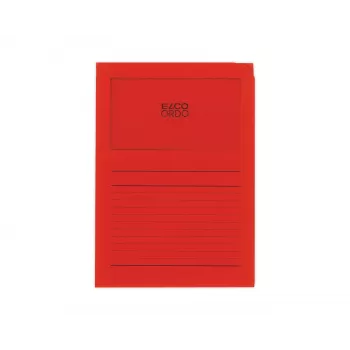 Mala de organização ELCO Ordo Classico A4, 220 x 310 mm, 120 g/m², vermelho, 100 unid. (29489.92)