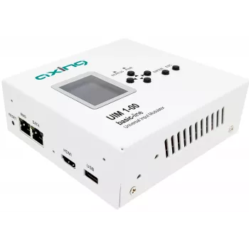 AXING UIM 1-00 modulador de entrada universal HDMI CVBS YPbPr para RF DVB-T/C