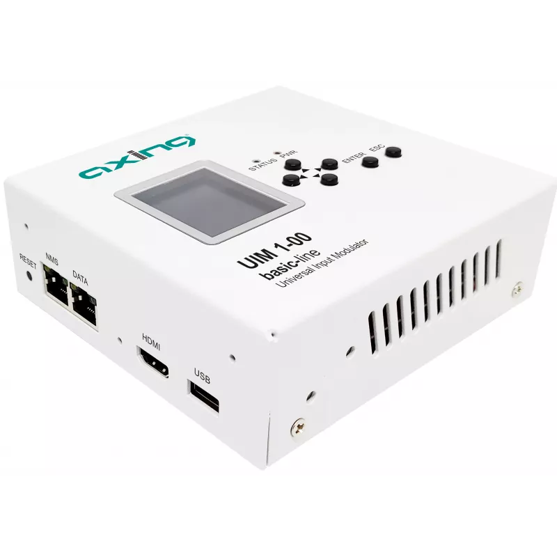 AXING UIM 1-00 modulador de entrada universal HDMI CVBS YPbPr para RF DVB-T/C