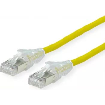 Cabo de rede Dätwyler Cat.6A H AMP v2, amarelo, 20 m, SFTP, LS0H, CU 7702 flex