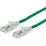 Cabo de rede Dätwyler Cat.6, AMP v2, verde, 10 m, CU 7702 flex LS0H, U/UTP