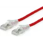 Cabo de rede ROTRONIC-SECOMP Dätwyler ficha RJ-45 para ficha RJ-45 1 m SFTP PiMF Cat 6 LSZH flexível vermelho