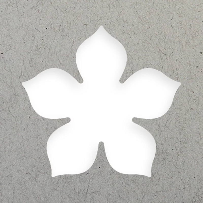 Forma de corte para papel Artoz flores 5 cm