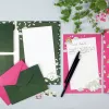 Papel de carta com envelopes Artoz Papier 334001-03, Unicorn pink (aprox. DIN A5), 80 g/m², 1 embalagem