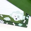 Artoz Papel de Carta com Envelopes Motivo Cão Verde-azeitona aprox. DIN A5 80 g/m² 1 embalagem