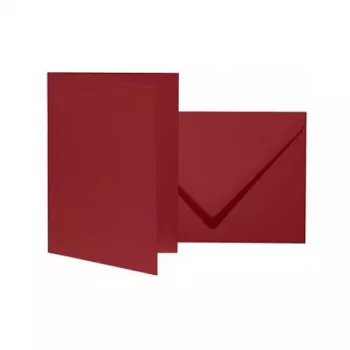 Artoz Papel 10 Cartões Dobrados com Envelopes Mosaic DIN B6