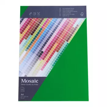 Artoz Papel Papel de Carta Mosaic Verde-maçã DIN A4 90 g/m² 25 folhas