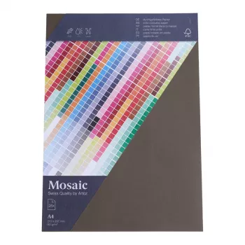 Artoz Papel Mosaic Graphite A4 90 g/m² 25 folhas Papel de Carta