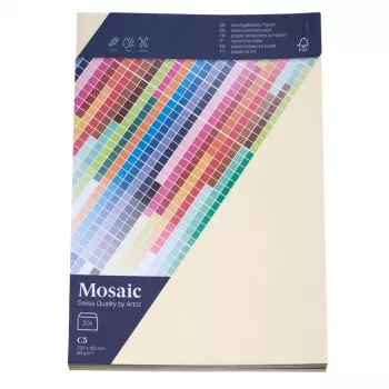 Artoz Papel Envelopes Mosaic DIN C5 sem janela Marfim gomados 20 unid. (9439420-241)