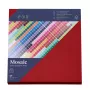 Artoz Mosaic Envelopes Quadrados Vermelho-fogo Sem Janela Gomados pack de 20 (155x155 mm, 100 g/m²)