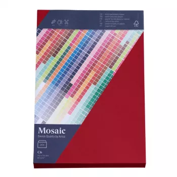 Envelopes Artoz Papier Mosaic DIN C6 sem janela vermelho vinho autoadesivo 20 unidades