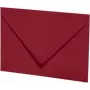 Envelopes Artoz Papier Mosaic DIN B6 sem janela vermelho vinho autoadesivo pack de 20