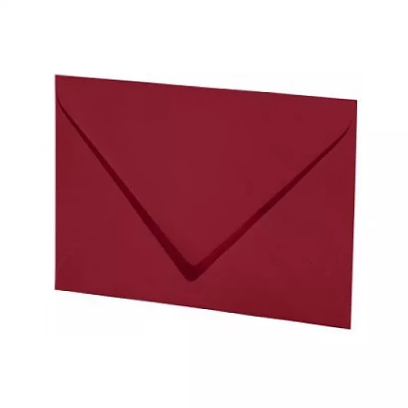Envelopes Artoz Papier Mosaic DIN B6 sem janela vermelho vinho autoadesivo pack de 20