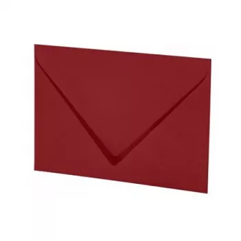 Envelopes Artoz Papier Mosaic DIN B6 sem janela vermelho fogo autoadesivo 20 unidades