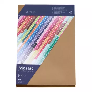 Envelopes Artoz Papier Mosaic DIN B6 sem janela natural autoadesivo 20 unidades