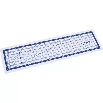 Conjunto de réguas de corte Artoz Papier 7 peças 32,0 cm transparente