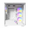 Caixa Mid Tower ATX Antec Constellation Series C3 ARGB com janela lateral em vidro temperado, branca