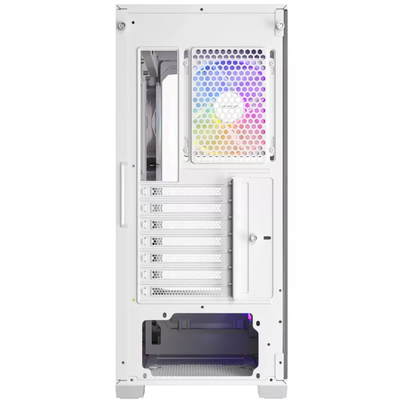 Caixa Mid Tower ATX Antec Constellation Series C3 ARGB com janela lateral em vidro temperado, branca