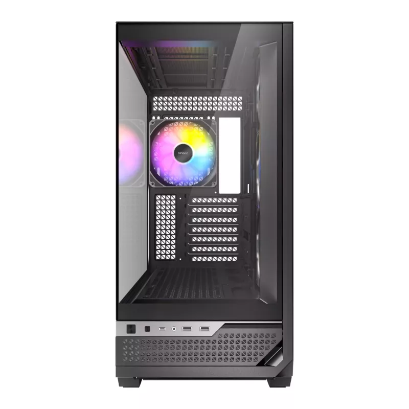 Caixa Mid Tower E-ATX Antec Constellation Series C7 ARGB com janela em vidro temperado