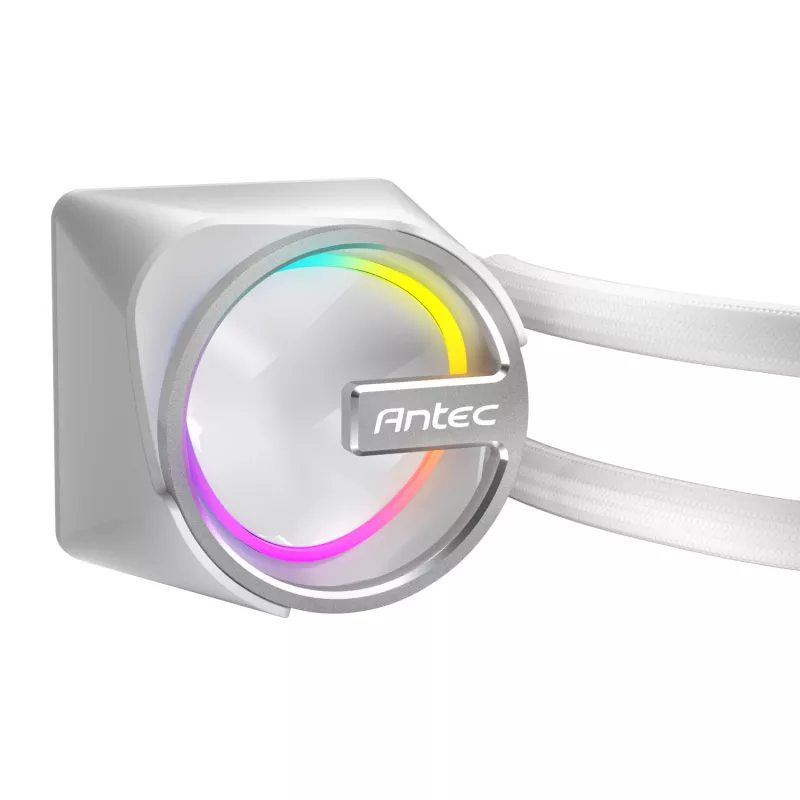 Refrigeração líquida All-in-One Antec Skeleton RGB 360 mm branca