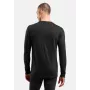 Top Odlo Merino 200 BL Top Crew Neck LS - preto, tamanho XL