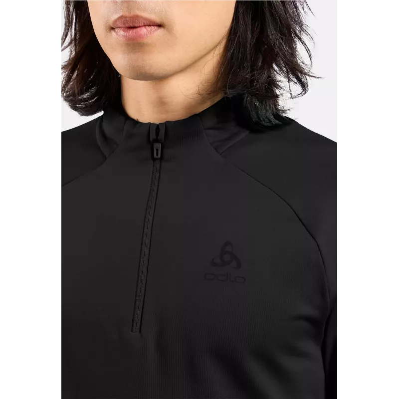 Odlo Essential Light Mid Layer 1/2 Zip - Black