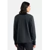 Casaco Odlo Grid Fleece Mid Layer Full Zip - Black Melange, Tamanho L