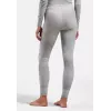 Odlo Active Warm X Pow BL Bottom calças de camada base compridas - cinzento prateado, tamanho S