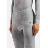 Odlo Active Warm X Pow BL Bottom calças de camada base térmicas compridas - cinzento prateado, tamanho L